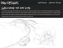 Tablet Screenshot of drwdesigns.com